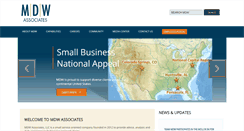 Desktop Screenshot of mdw-associates.com