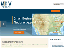 Tablet Screenshot of mdw-associates.com
